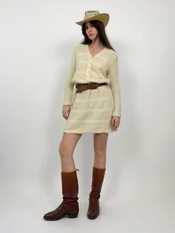 Abito corto in maglia anni '70