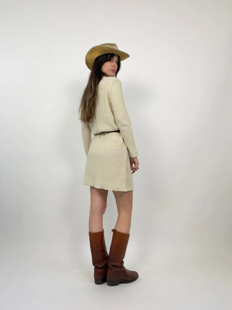 Abito corto in maglia anni '70