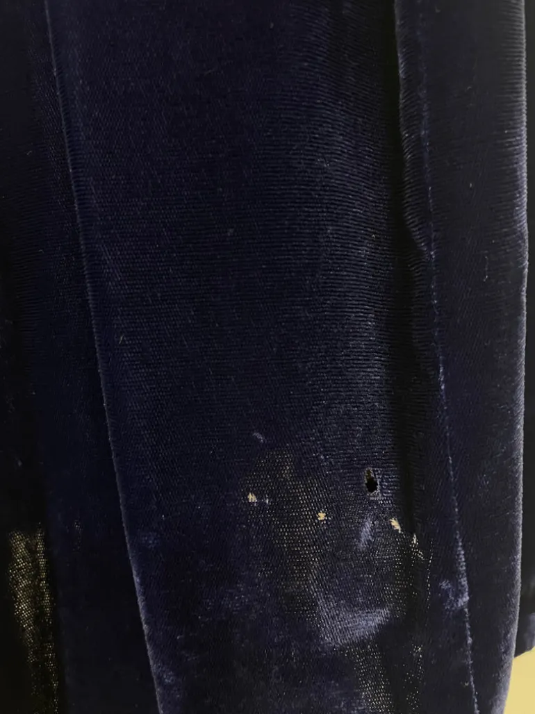 Abito in velluto con paillettes anni '30
