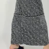 Abito lungo vintage con paillettes e perline