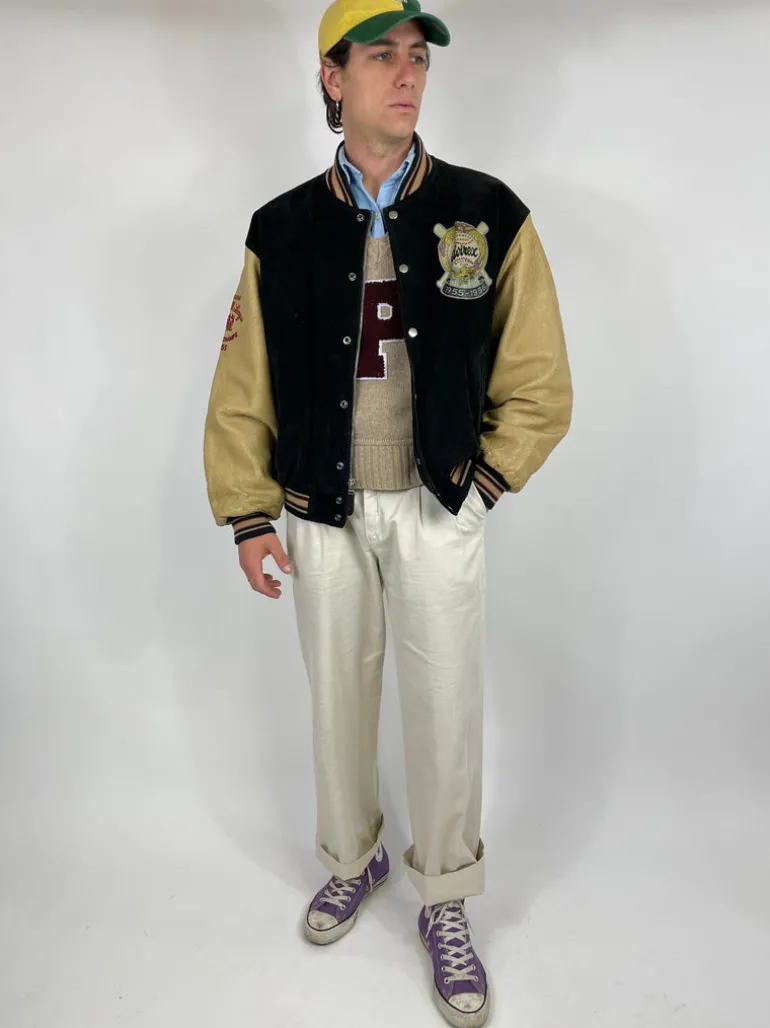 Avirex Varsity Gold Dragons Japanese 1950s