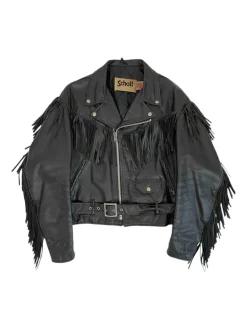 Biker Schott U.S.A. con frange