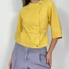 Blusa anni '70 in lino