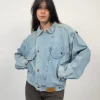 Bomber in denim anni '80
