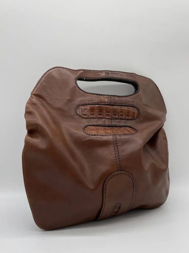 Borsa in pelle anni '70