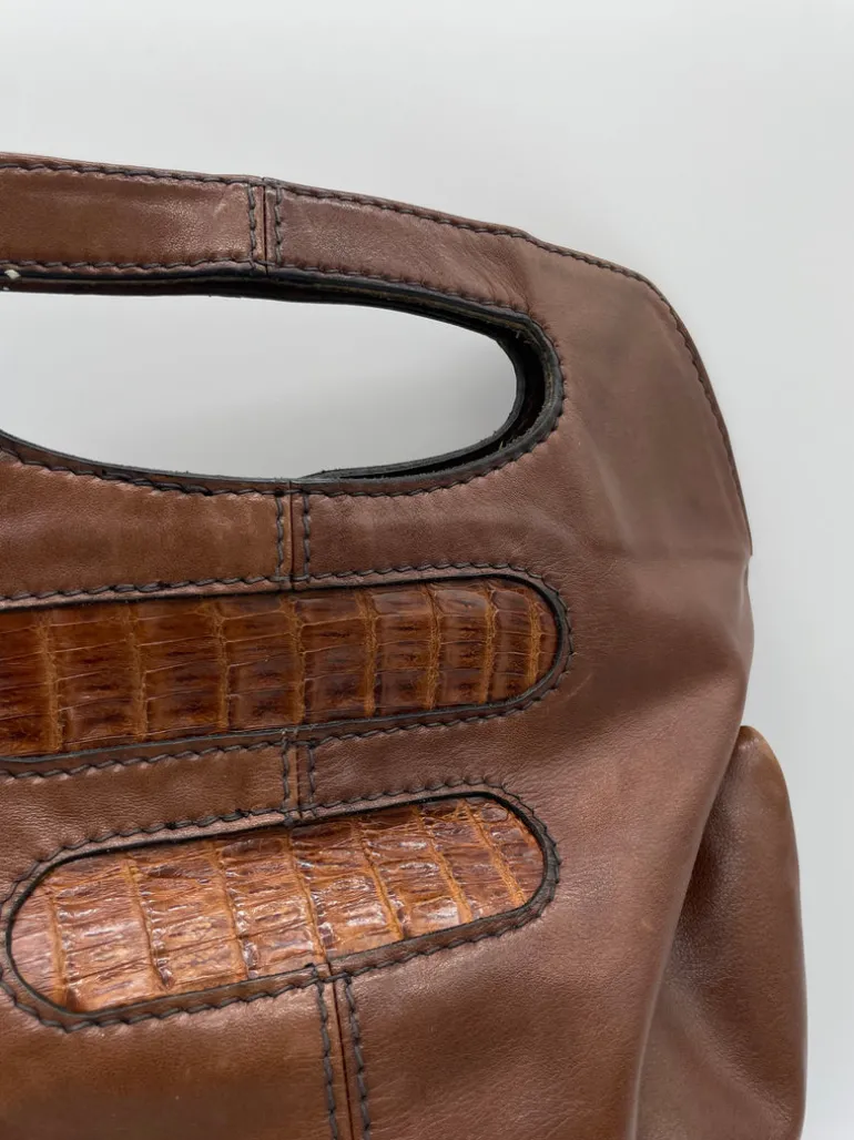 Borsa in pelle anni '70