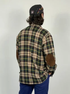 Camicia anni '70 in lana a quadri