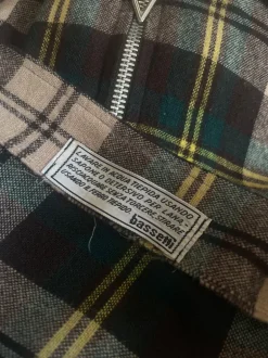 Camicia anni '70 in lana a quadri