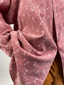 Camicia anni '80 velluto millerighe
