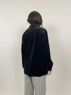 Camicia in velluto liscio