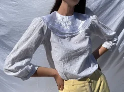 Camicia tessuto San Gallo