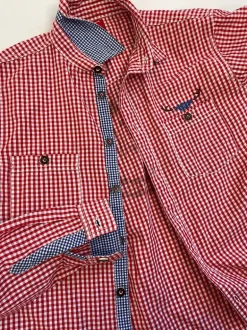 Camicia trachten a quadretti