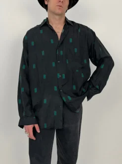 Camicia vintage in pura seta