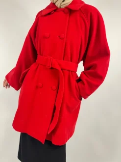Cappotto doppiopetto in lana