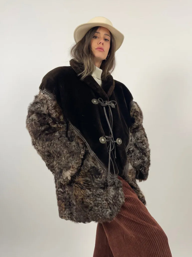 Cappotto in pelliccia anni '70