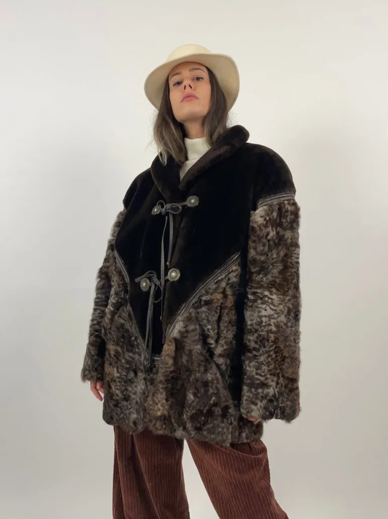 Cappotto in pelliccia anni '70