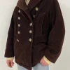 Cappotto in velluto anni '80