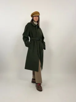 Cappotto lungo in lana