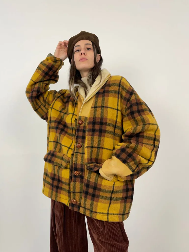 Cappotto shearling anni '80
