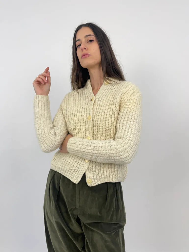 Cardigan anni '70 handmade