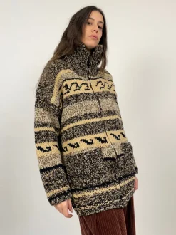 Cardigan in lana anni '70
