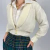 Cardigan lisuese anni '50