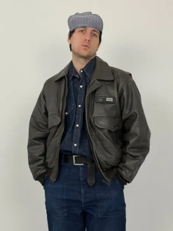 Chevignon Old Fly Leather vintage jacket