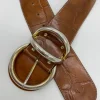 Cintura vintage in vera pelle