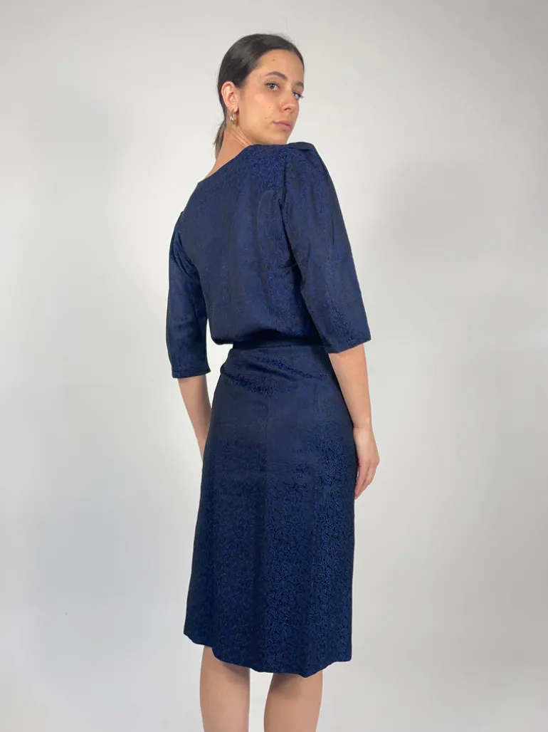 Completo artigianale in tessuto jacquard