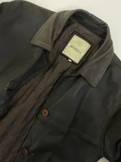 Giacca anni '70 in vera pelle