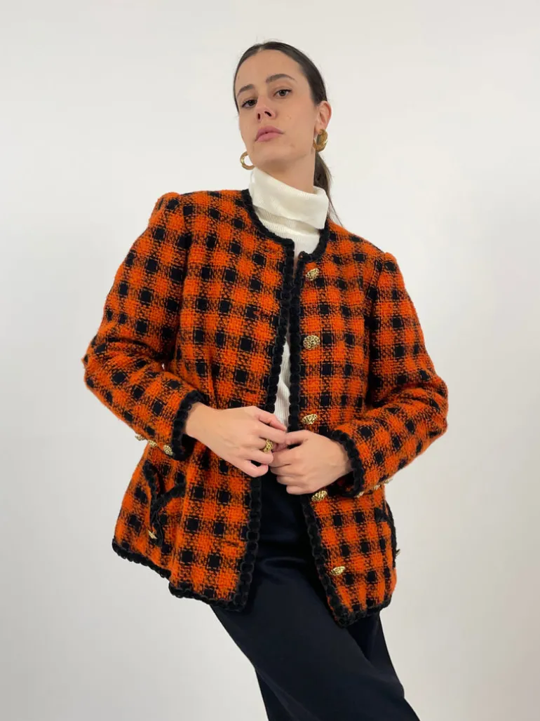 Giacca bouclè sartoriale