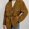 Giacca in camoscio vintage