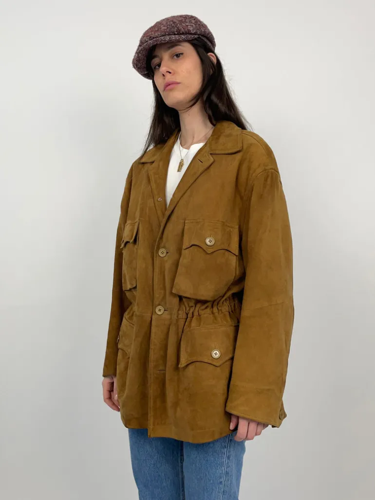 Giacca in camoscio vintage