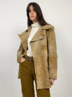 Giacca in camoscio vintage