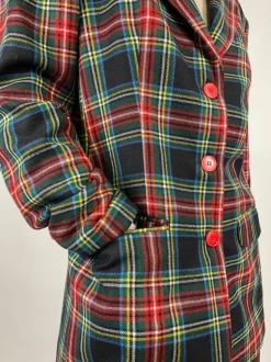 Giacca Tartan pura lana