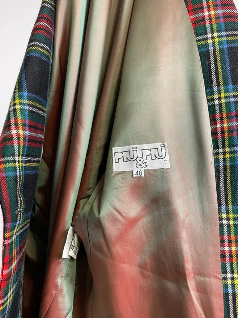 Giacca Tartan pura lana