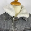 Giacca trucker sherpa vintage