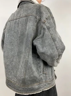 Giacca trucker sherpa vintage