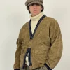 Giacca vintage in camoscio
