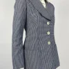 Giacca vintage in lana pied de poule