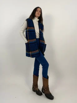 Gilet aperto in lana