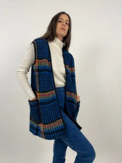 Gilet aperto in lana