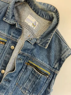 Gilet in denim anni '80