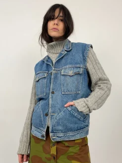 Gilet in jeans vintage