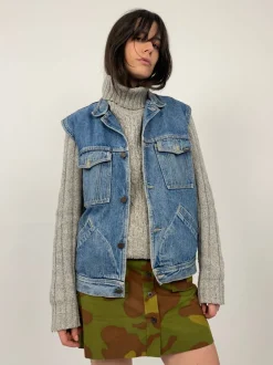 Gilet in jeans vintage