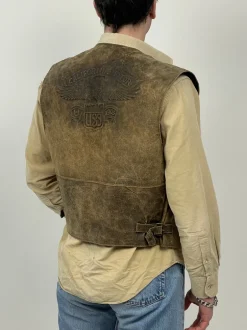 Gilet Motor Ride Hard Cycles anni '70