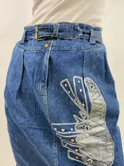Gonna denim anni '80