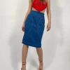 Gonna denim Fendi