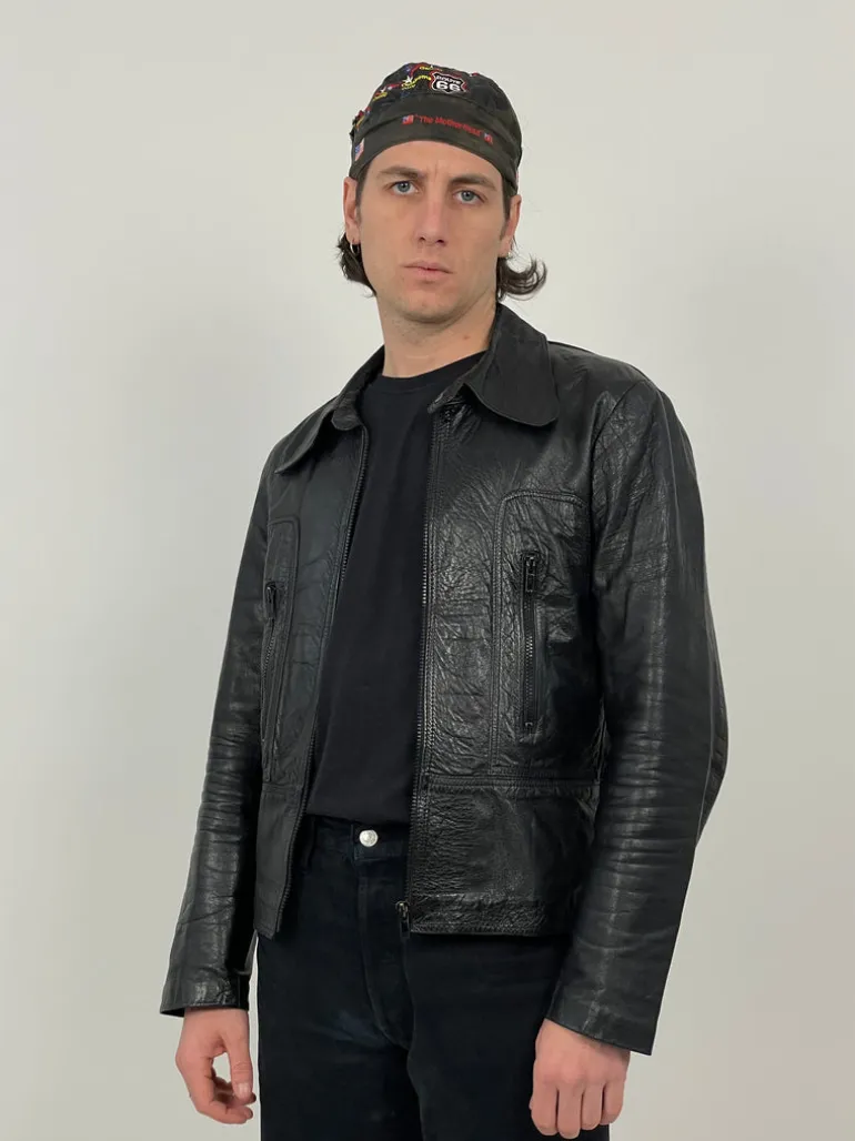 Leather jacket anni '70