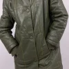 Leather jacket green